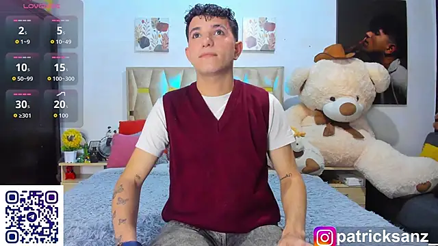 Snapshot of patrick_sanzz chatting on October 3, 9:56 pm patrick sanzz online show from October 3, 9:56 pm