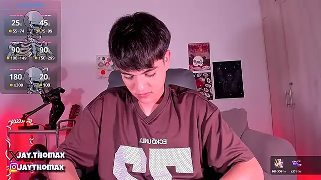 Snapshot of JaycoThomas chatting on March 5, 2:25 am JaycoThomas online show from March 5, 2:25 am