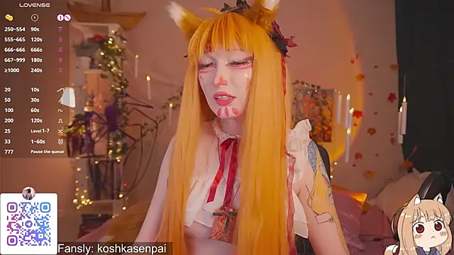 Snapshot of koshkasenpai chatting on October 26, 11:38 am koshkasenpai online show from October 26, 11:38 am