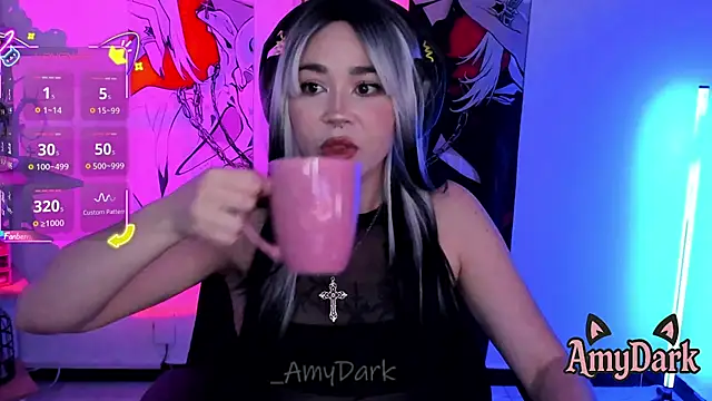  AmyDark online show from April 1, 9:56 pm