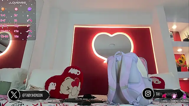 TabyJhonson online show from March 14, 1:49 pm