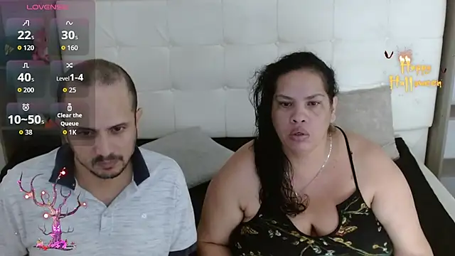 Candy and Jh0n online show from October 23, 4:12 am