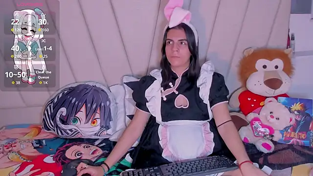 MorganitaX online show from October 1, 1:17 pm