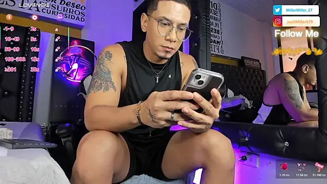 JoshMillerr  online show from July 25, 12:03 pm