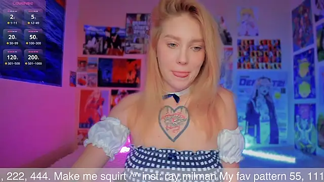 Snapshot of AliceMilman chatting on September 17, 11:12 am AliceMilman online show from September 17, 11:12 am