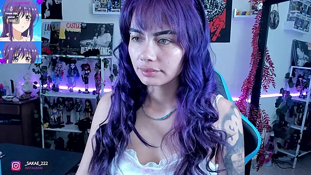 Snapshot of _sakae_ chatting on October 1, 7:47 am  sakae  online show from October 1, 7:47 am