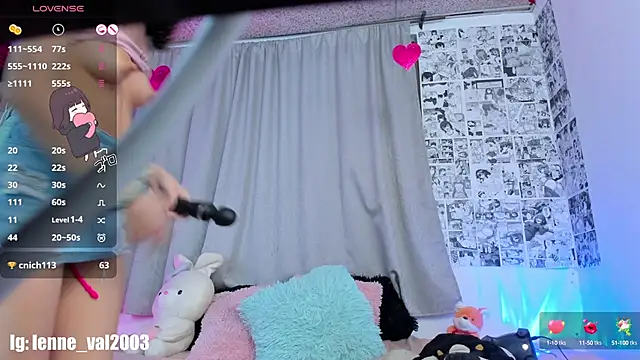 Snapshot of Lenneval1 chatting on February 24, 3:12 am Lenneval1 online show from February 24, 3:12 am