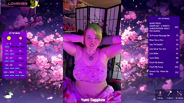 yumi sapphire online show from May 7, 4:01 pm