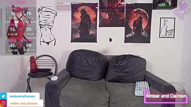 Snapshot of Ambar_and_daimon_ chatting on October 21, 4:08 pm Ambar and daimon online show from October 21, 4:08 pm