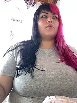 Snapshot of Pinky-Flower chatting on January 4, 7:02 pm Pinky-Flower online show from January 4, 7:02 pm