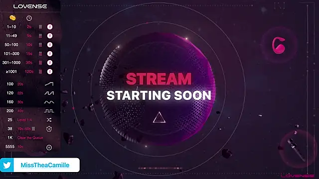 Snapshot of MissTheaCamille chatting on January 31, 8:43 pm MissTheaCamille online show from January 31, 8:43 pm