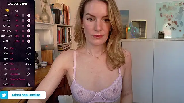 Snapshot of MissTheaCamille chatting on February 1, 7:44 pm MissTheaCamille online show from February 1, 7:44 pm