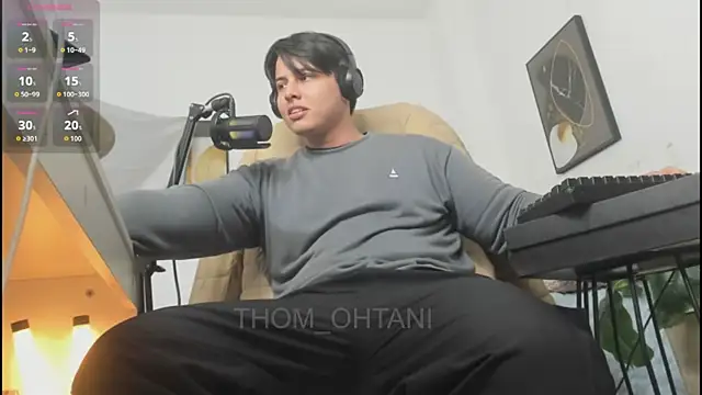 Snapshot of Thom_Ohtani chatting on May 27, 1:02 am Thom Ohtani online show from May 27, 1:02 am