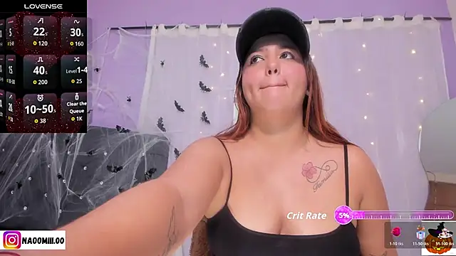 naomii 0 online show from October 17, 1:25 pm