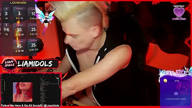 Snapshot of LiamIdols chatting on January 17, 3:45 am LiamIdols online show from January 17, 3:45 am