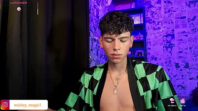 Snapshot of Mickey_Magic chatting on January 17, 3:55 am Mickey Magic online show from January 17, 3:55 am