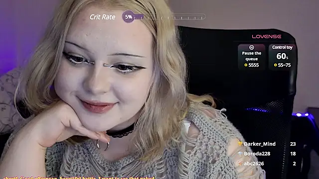 Electro doll online show from March 11, 9:15 pm