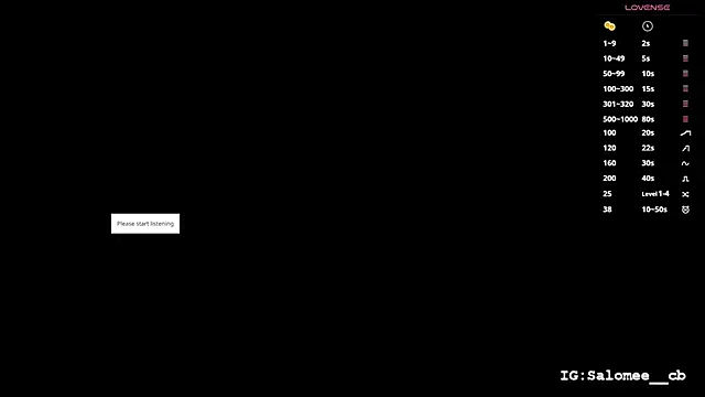 Salome  evans online show from October 13, 12:49 pm