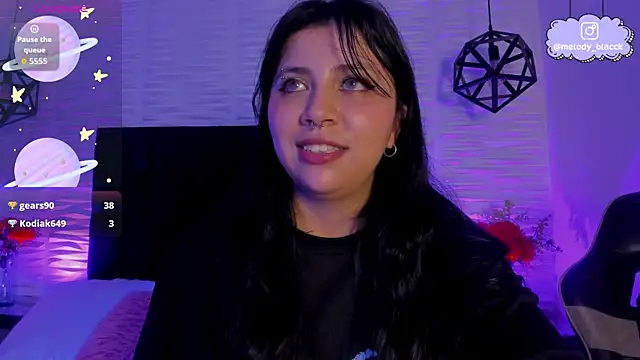 Snapshot of Melody_Black_ chatting on June 11, 12:32 am Melody Black online show from June 11, 12:32 am