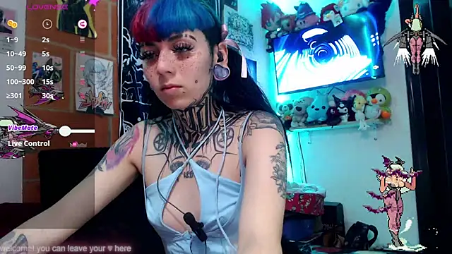 d3m0ny0 0 online show from September 29, 1:33 am