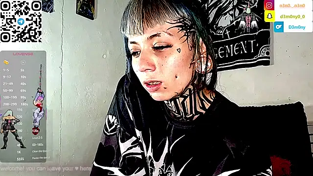 d3m0ny0 0 online show from July 27, 12:39 am