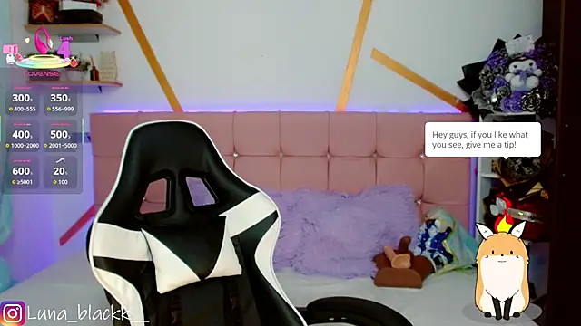 Luna blackk online show from December 17, 9:21 pm