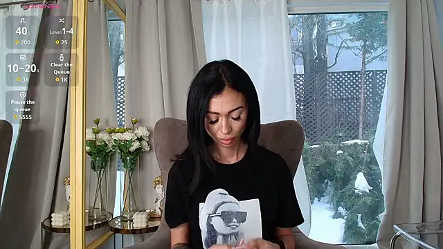 ParissHiltonX online show from February 24, 5:49 am