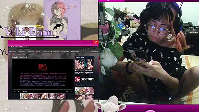 YukiRam online show from January 16, 2:37 am