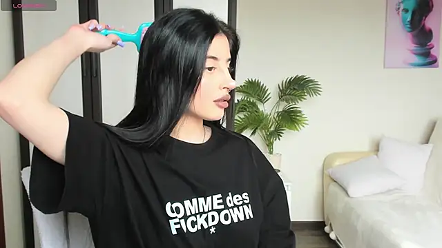 Snapshot of meowallen chatting on October 6, 7:17 am meowallen online show from October 6, 7:17 am