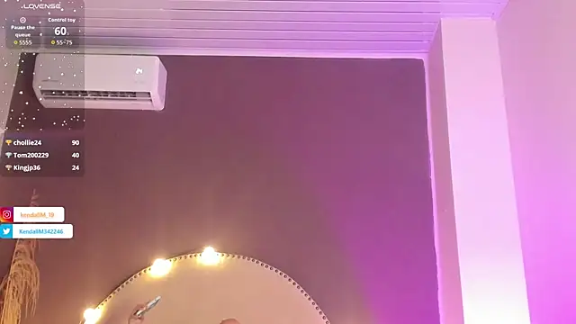  Kendall 19 online show from January 7, 8:11 pm