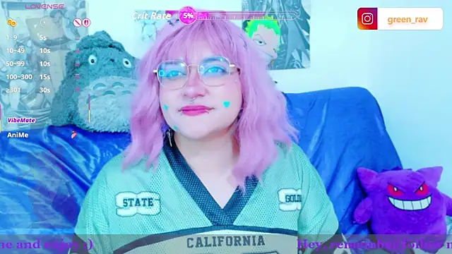 XxGreenGoodxX online show from June 19, 6:56 pm