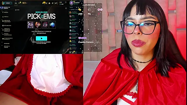 Snapshot of Nyveth chatting on October 10, 3:33 pm Nyveth online show from October 10, 3:33 pm