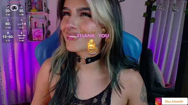 blue kitten online show from January 10, 7:10 am