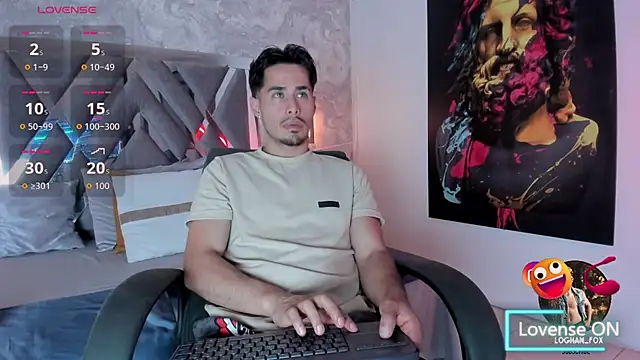 Snapshot of loghan_fox chatting on October 10, 3:27 am loghan fox online show from October 10, 3:27 am