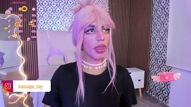 Snapshot of kaisage_tay chatting on October 3, 3:25 am kaisage tay online show from October 3, 3:25 am