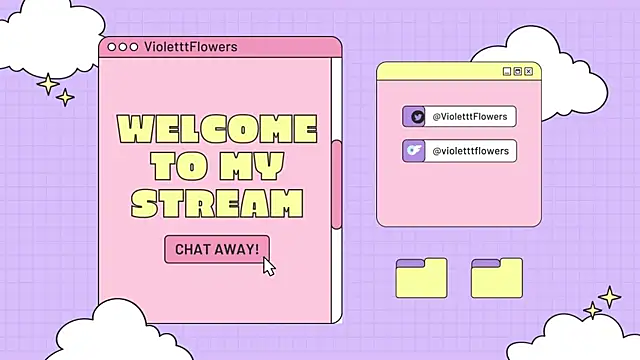 Snapshot of violetttflowers chatting on July 26, 7:54 pm violetttflowers online show from July 26, 7:54 pm