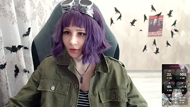 Snapshot of MistyDark chatting on October 29, 8:16 am MistyDark online show from October 29, 8:16 am