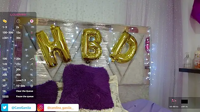 Snapshot of Carolinagarcia12345 chatting on November 16, 3:12 am Carolinagarcia12345 online show from November 16, 3:12 am