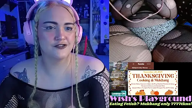 Snapshot of nevermakeawish chatting on November 18, 7:13 am nevermakeawish online show from November 18, 7:13 am