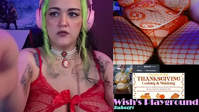 Snapshot of nevermakeawish chatting on November 26, 1:23 pm nevermakeawish online show from November 26, 1:23 pm