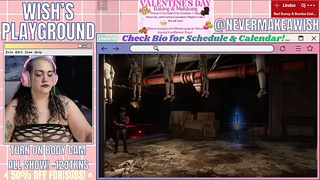 nevermakeawish online show from February 13, 4:52 am