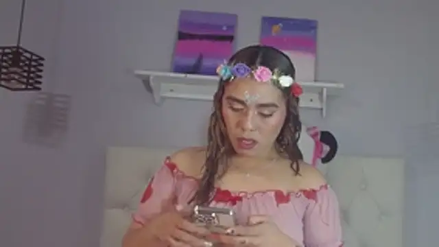 Snapshot of _Aiitanaa_ chatting on October 18, 4:48 am  Aiitanaa  online show from October 18, 4:48 am