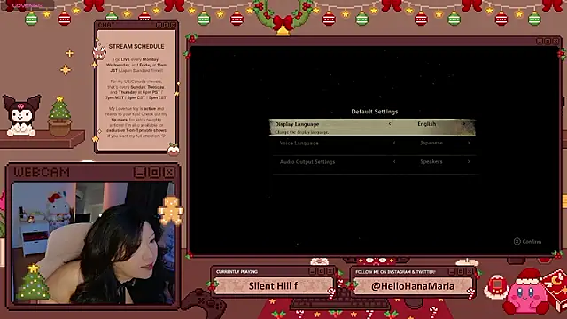 Snapshot of HanaMaria chatting on November 26, 2:23 am HanaMaria online show from November 26, 2:23 am