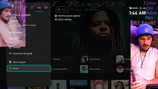 j ray95 online show from November 24, 8:47 am