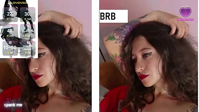 Snapshot of Roshhell1 chatting on October 26, 9:37 am Roshhell1 online show from October 26, 9:37 am