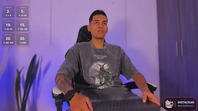 Nickyblazze  online show from December 4, 1:09 pm