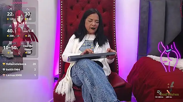 EvaGoddess  online show from February 3, 8:25 pm