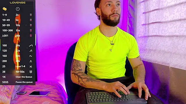 angel kyrozz online show from July 18, 7:06 pm