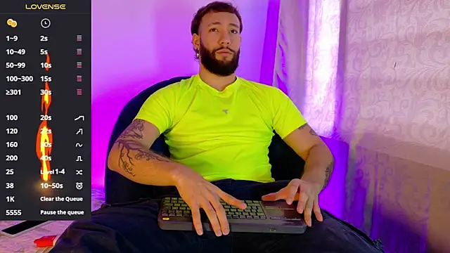 angel kyrozz online show from August 3, 7:06 pm
