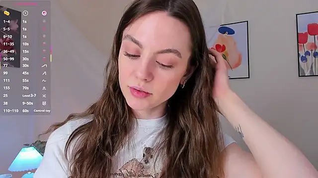 sweet and flirt online show from February 18, 9:05 am